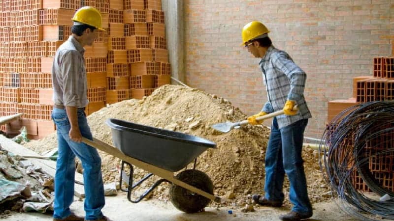 کارگران ساختمانی