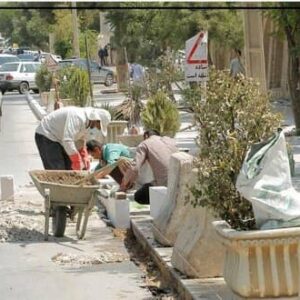 شروع عملیات عمرانی خیابان حافظ