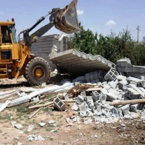 تخریب ۳۵ بنای غیرمجاز در بیضا