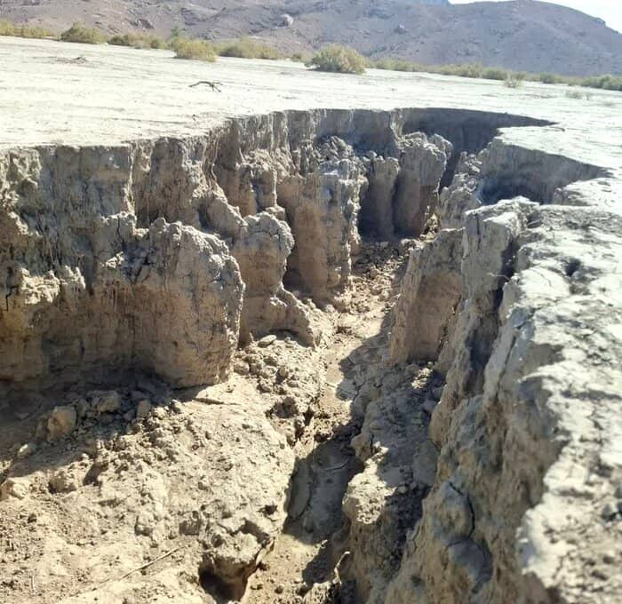 هشدار فرونشست در جنوب کرمان