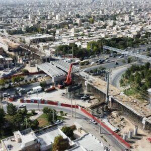 آغاز عملیات اسکافلد بندی در تقاطع غیرهمسطح قائم-رحمت-احمدی