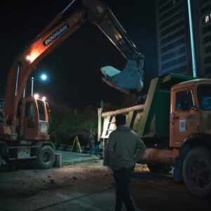 پایان عملیات لوله گذاری آب‌های سطحی در خیابان شهید پیشرو و بولوار شهید چمران