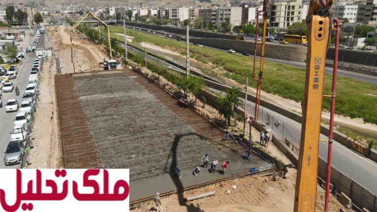پیشرفت پروژه زیرگذر شهید پیشرو در شیراز